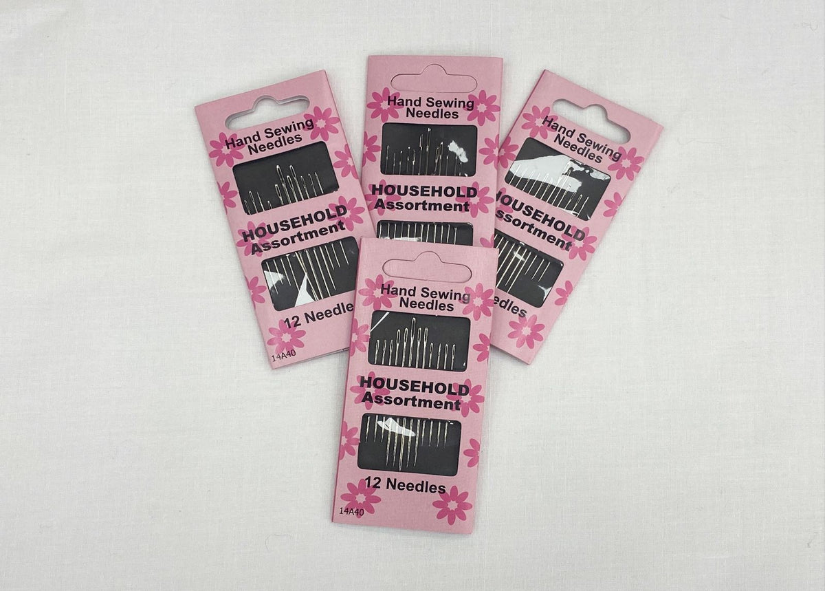 Household Hand Sewing Needles - Assorted (12 pcs)