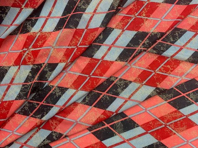 Harlequin - Printed Foil Jersey - Cheap Fabrics