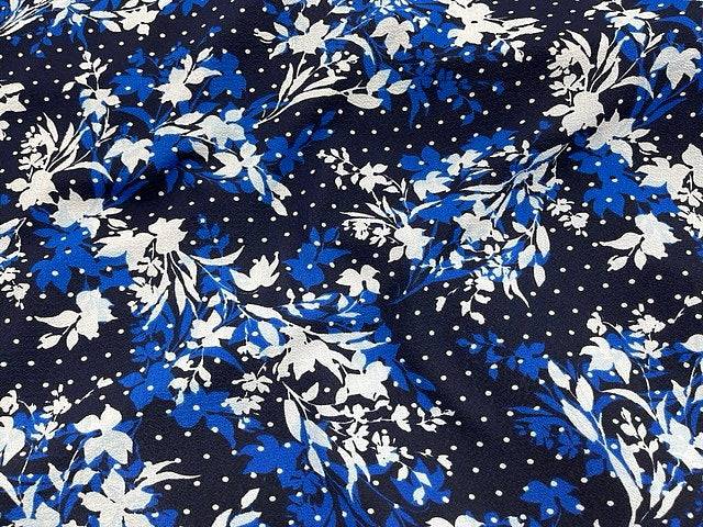 Hidden Floral - Bubble Printed Crepe - Cheap Fabrics