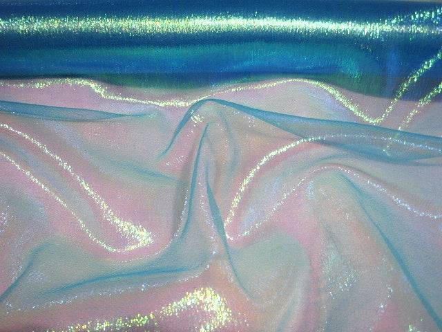 Iridescent Crinkle Organza