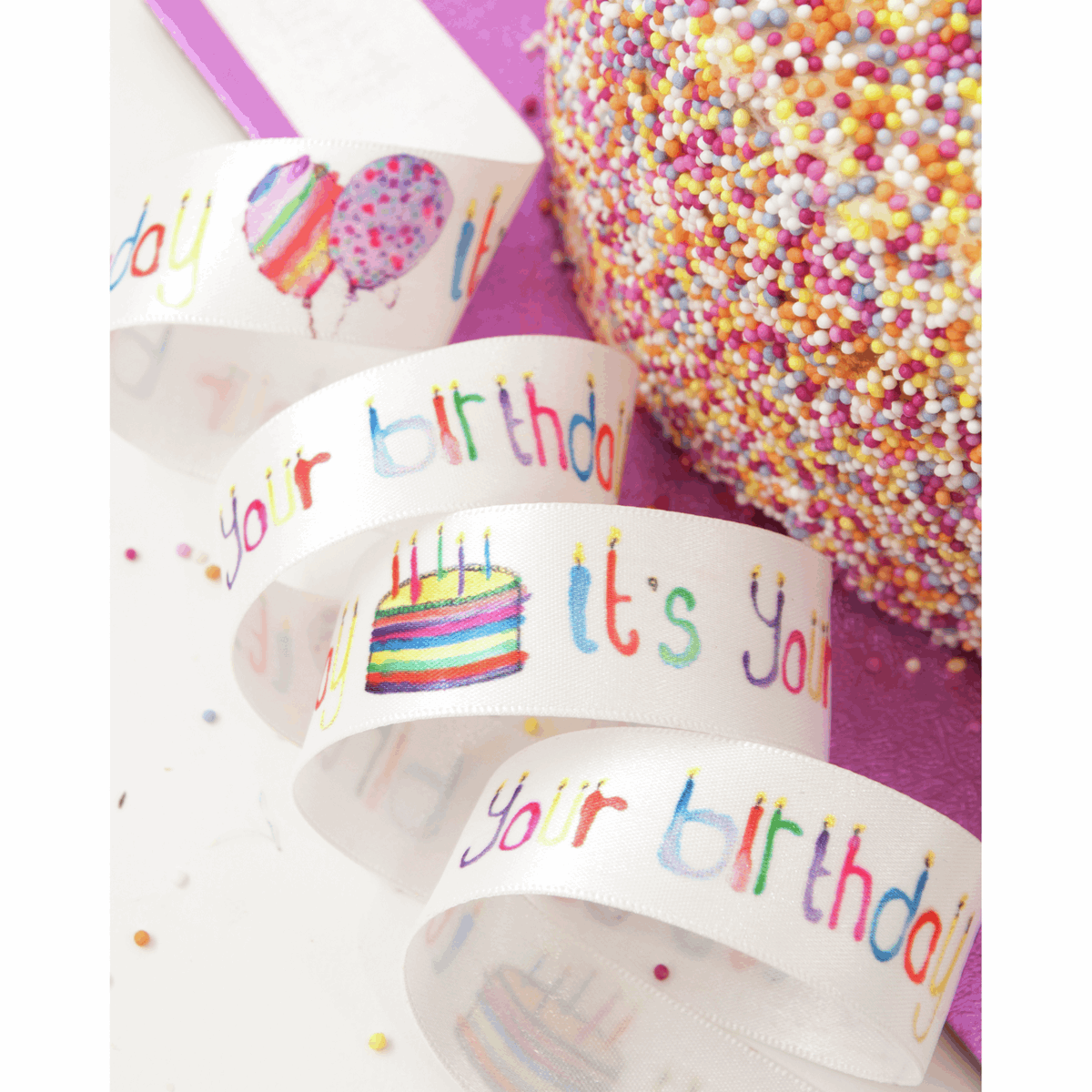 Novelty Party Ribbon - IT'S YOUR BIRTHDAY