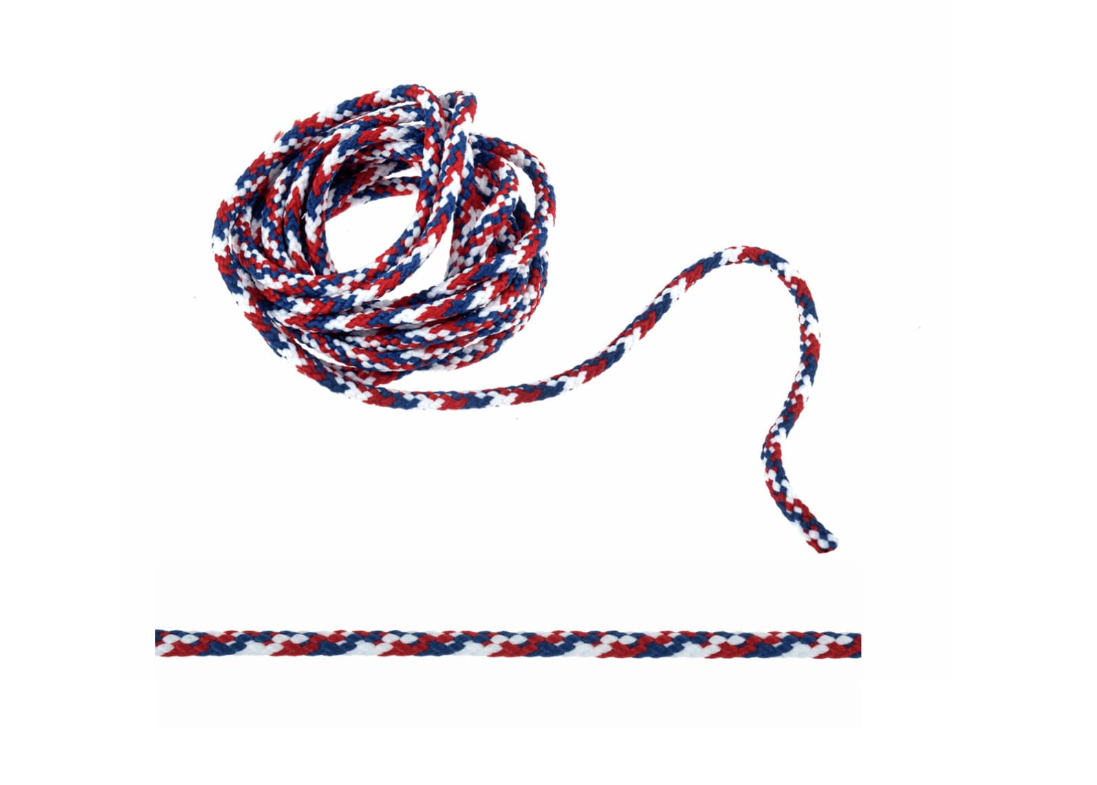 Jubilee Tri-Colour Round Cord - 4mm