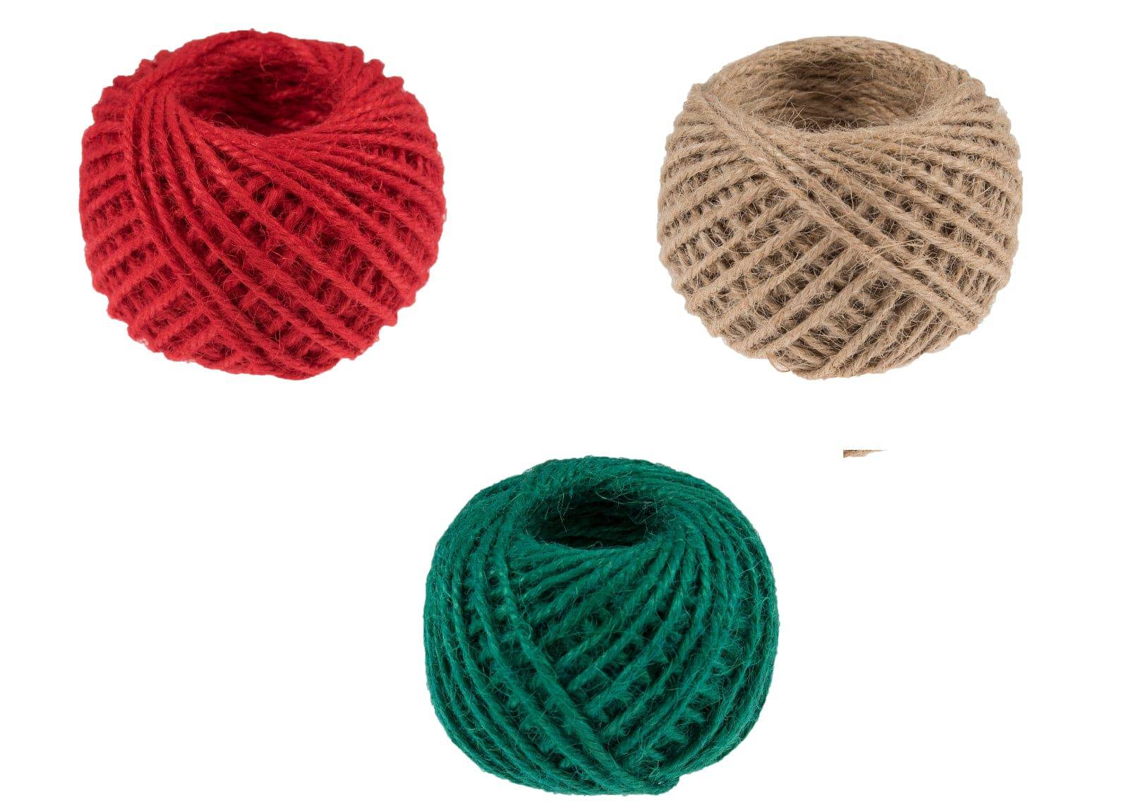 Ball Of Jute Trim: 27m x 2mm - Cheap Fabrics