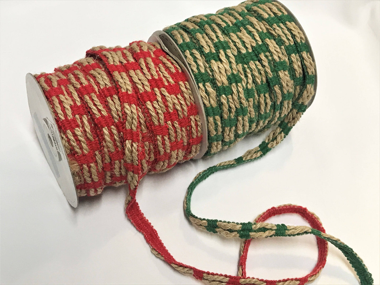 Christmas Jute Hessian Wrap Trim - 10mm