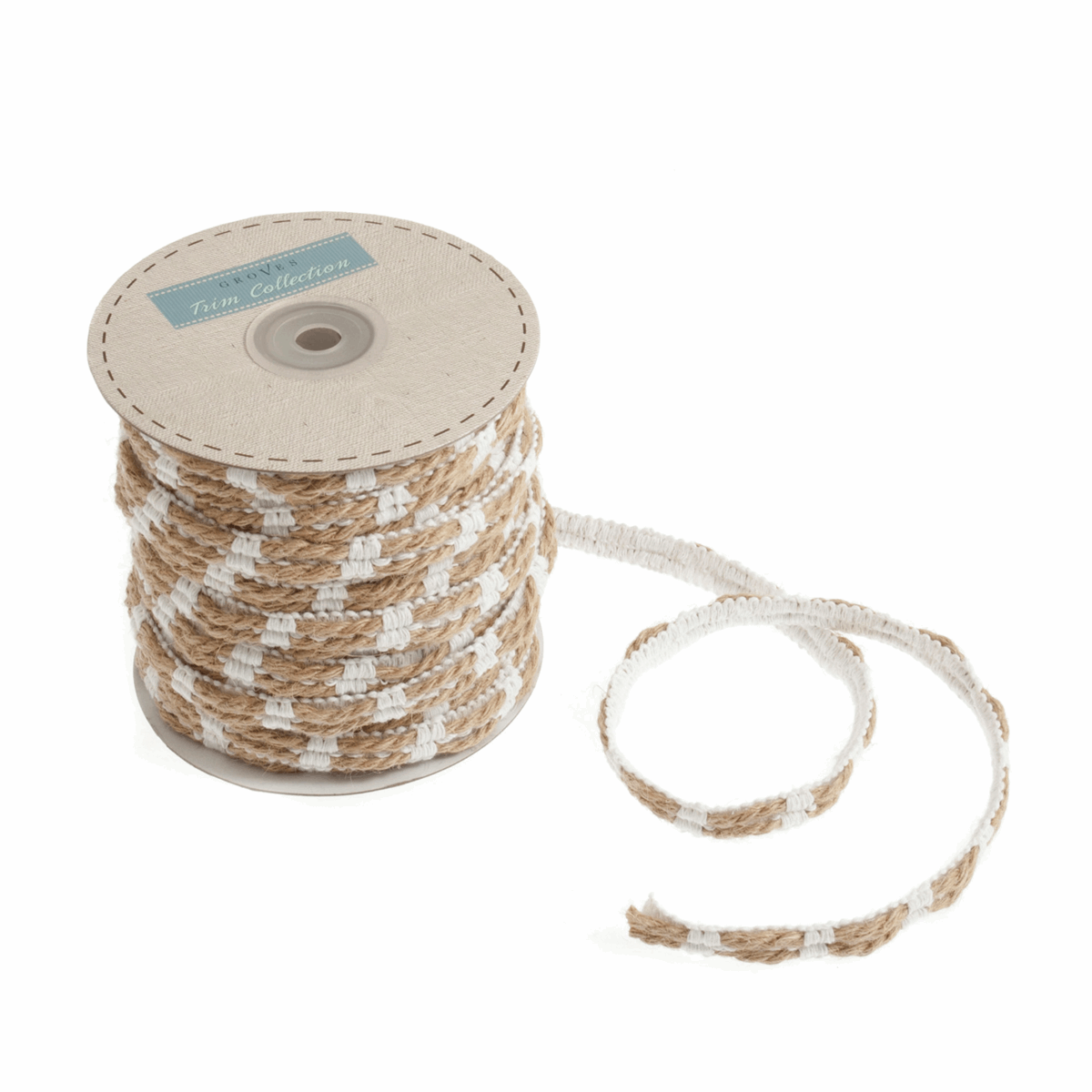 Christmas Jute Hessian Wrap Trim - 10mm