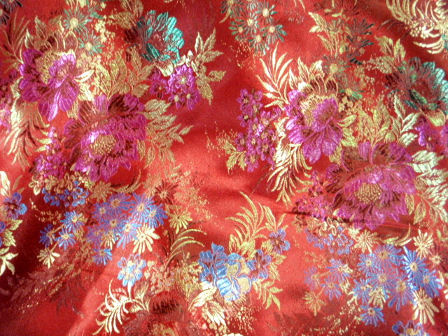 Large Floral Motif - Kimono Brocade - 58
