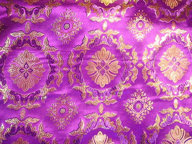 Damask Motif - Kimono Brocade - 58