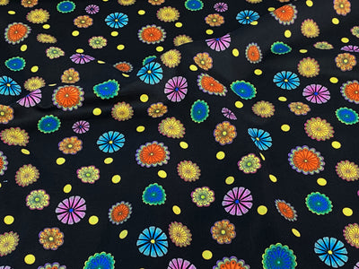 Geometric Floral - Korean Patchwork Cotton