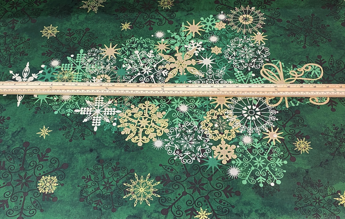 Panelled Christmas Tree - Korean Patchwork Cotton
