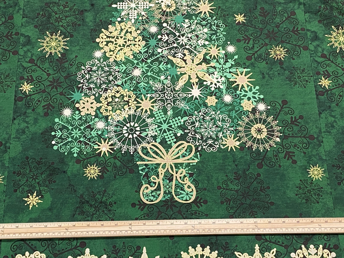 Panelled Christmas Tree - Korean Patchwork Cotton