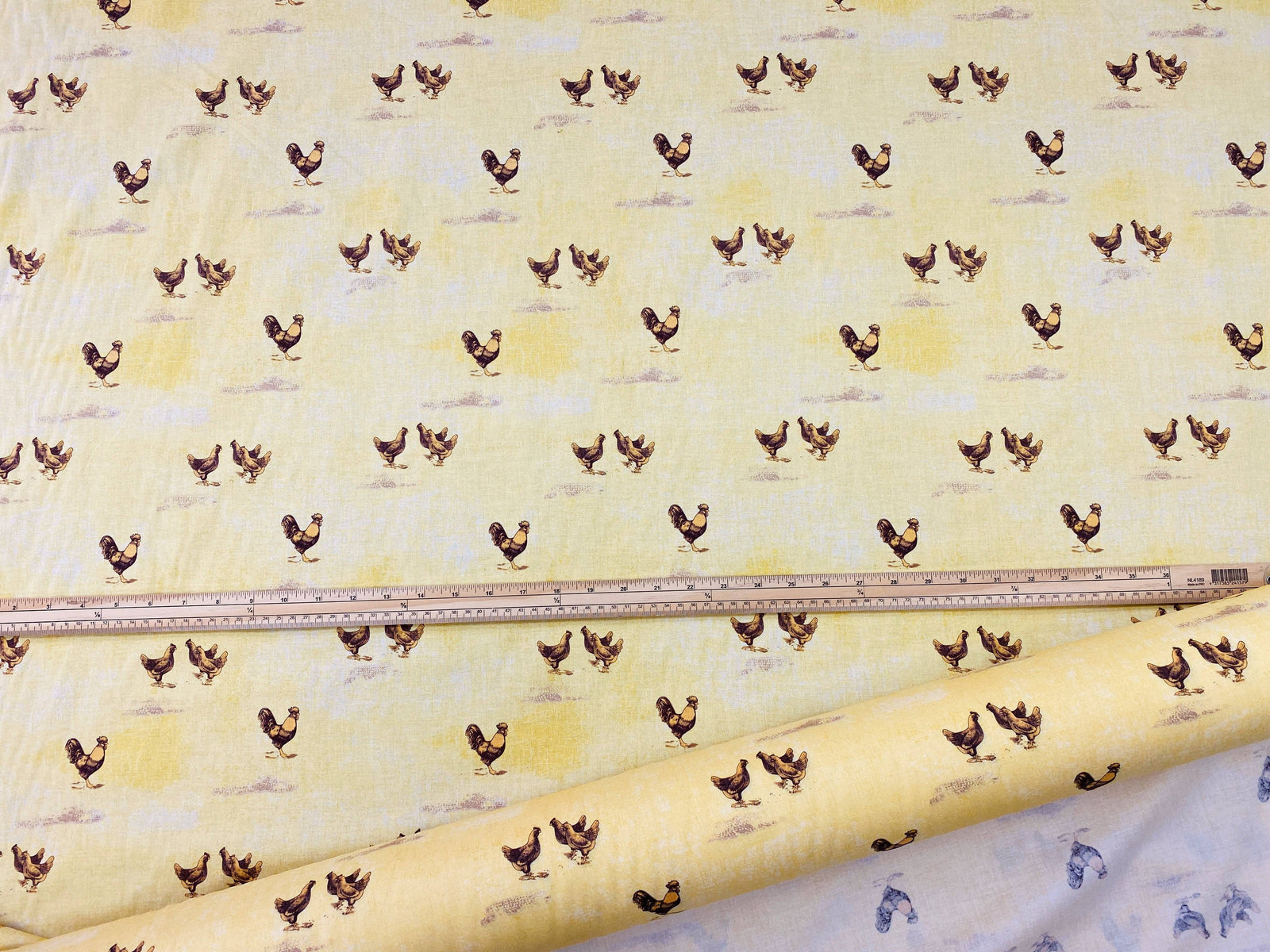 Rooster - Korean Patchwork Cotton HALF METRE - Cheap Fabrics