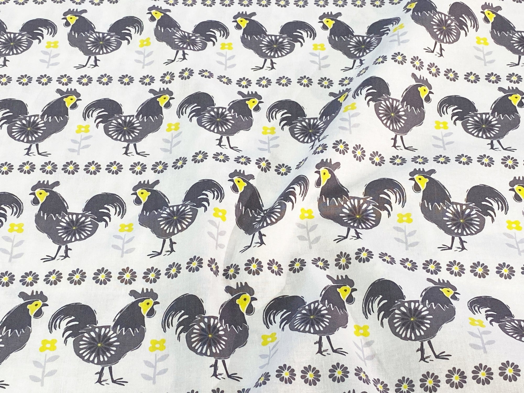 Roosters - Korean Patchwork Cotton