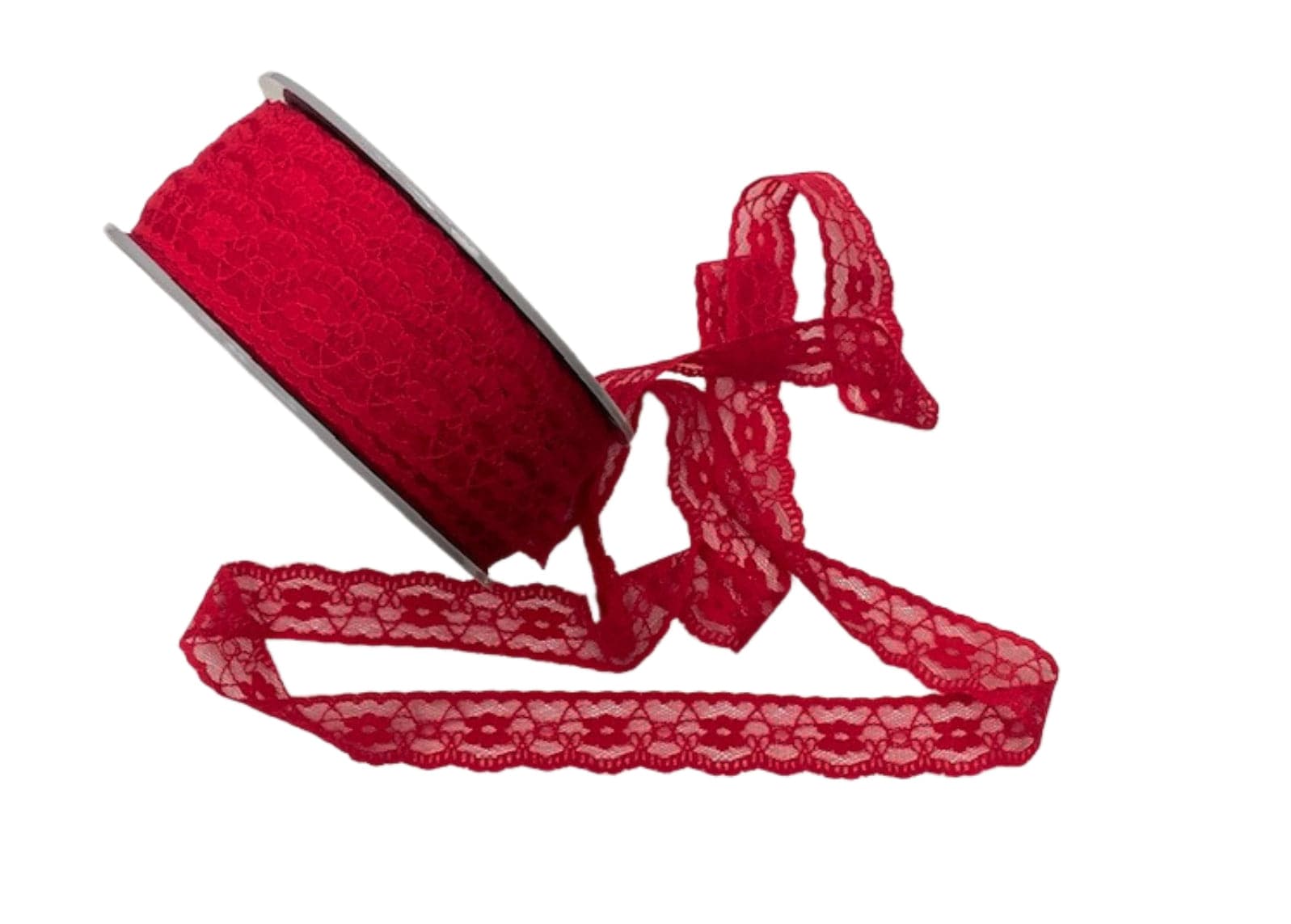 Scalloped Floral Lace Trim - 25mm (3 Colours Available) - Cheap Fabrics