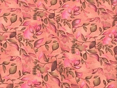 Leafy Dew- Clearance Printed Crepe - Cheap Fabrics