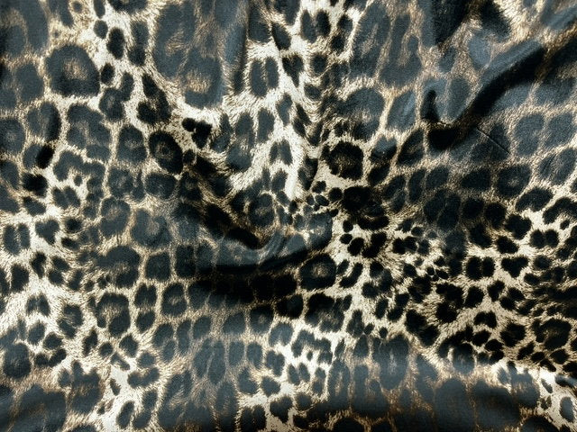 Leopard - Stretch Printed Velvet