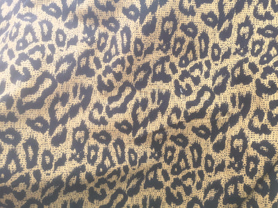Black Leopard - Stretch Cotton