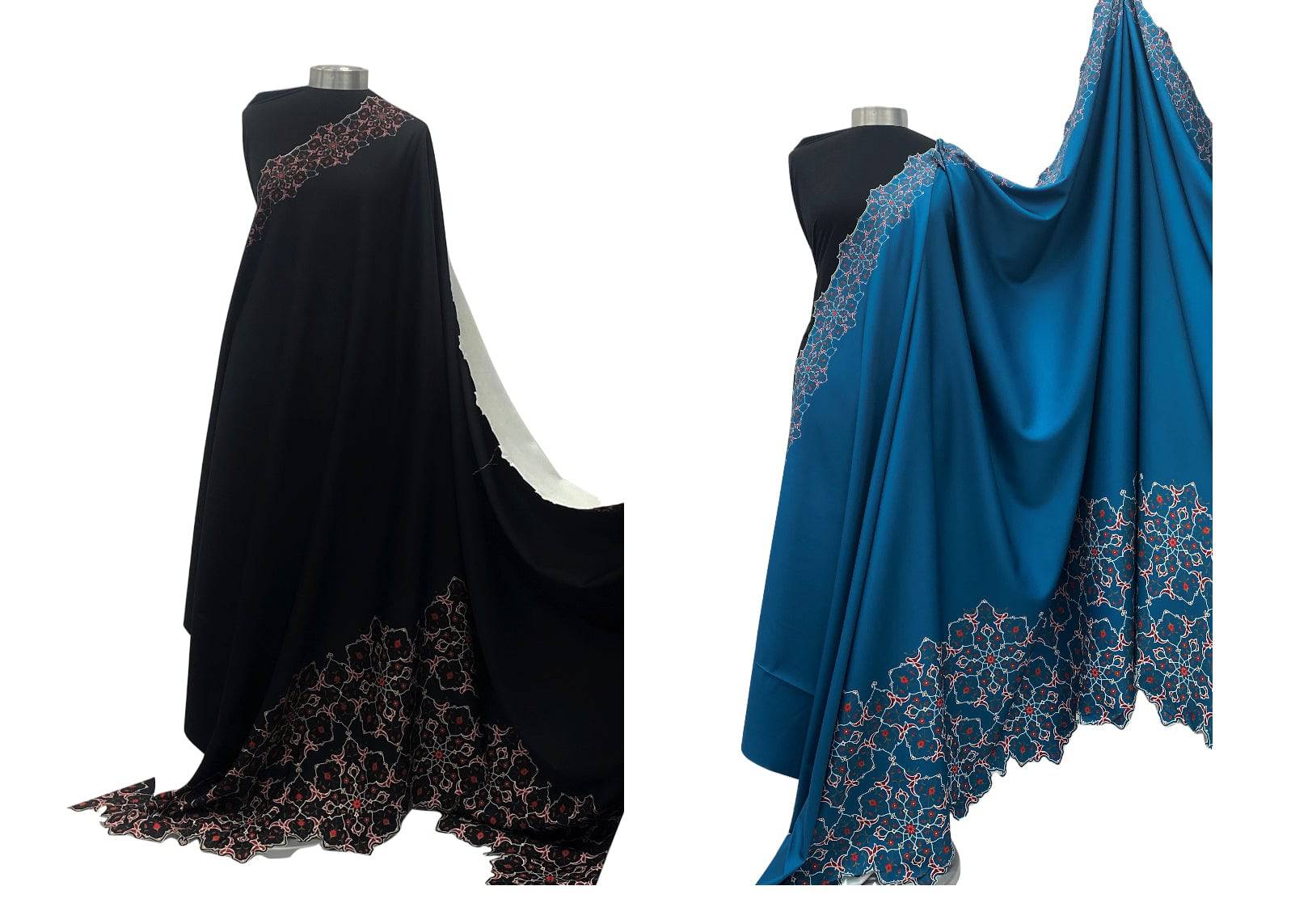 Super Matrix - Printed Scalloped Scuba - Cheap Fabrics