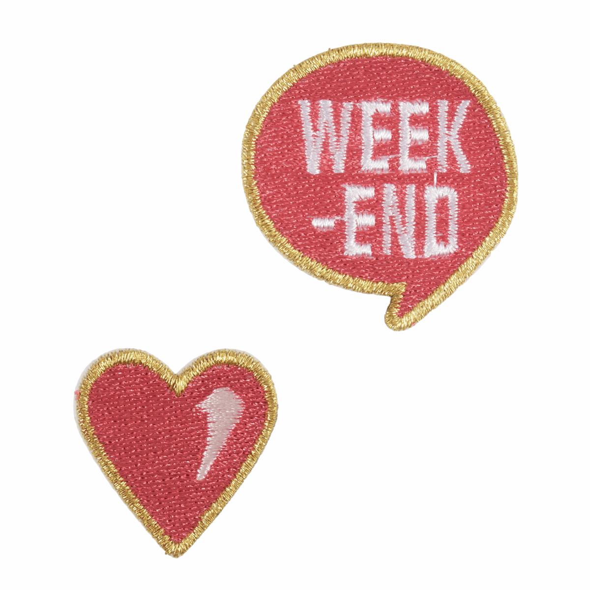 Love Weekend - Iron -On & Sew-On