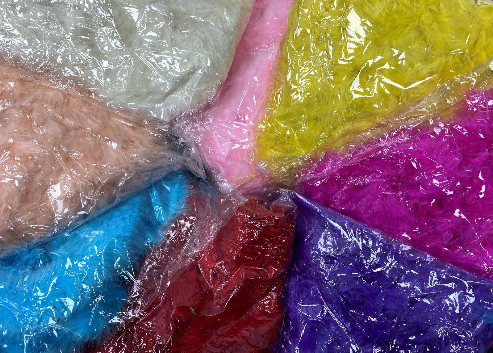 Marabou Feather Fur Strung Trim - 9 MTR PACKET - Cheap Fabrics