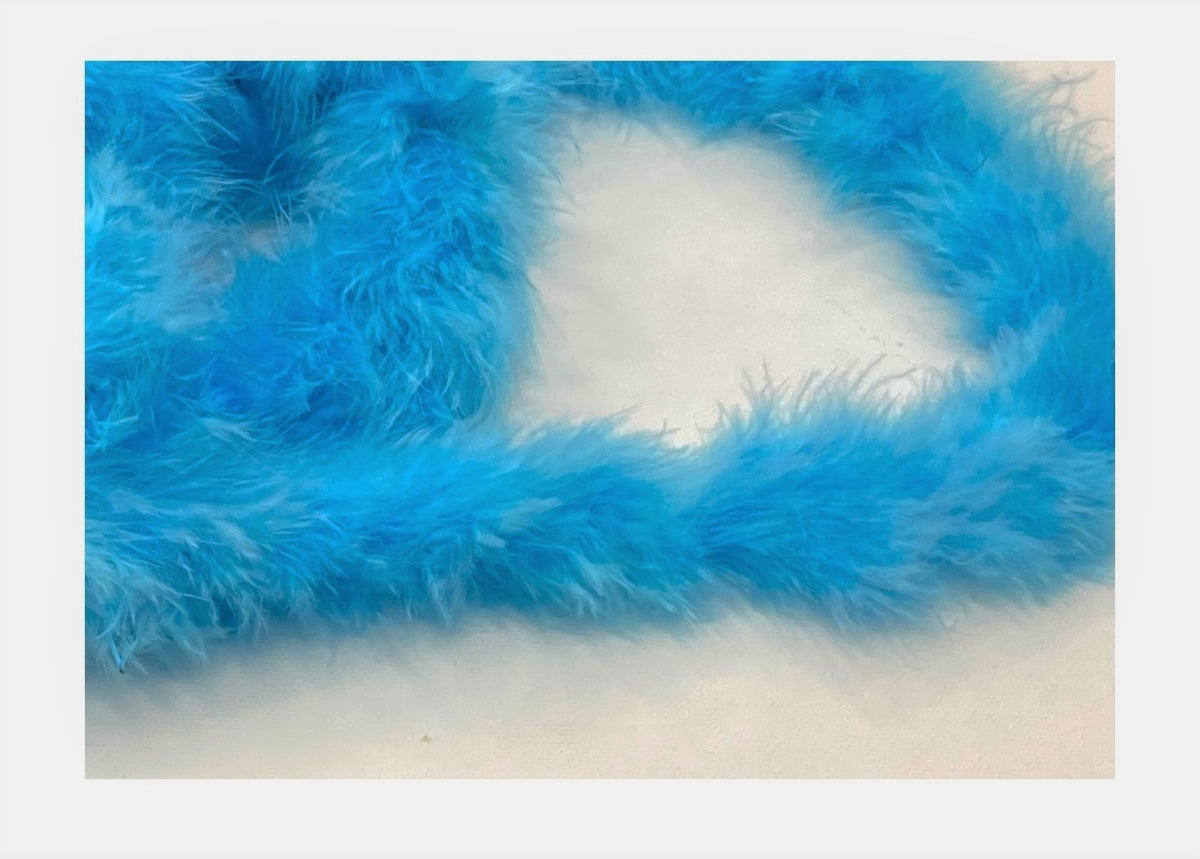 Marabou Feather Fur Strung Trim