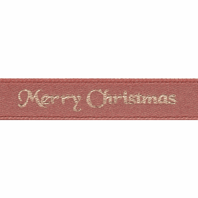 Merry Christmas Script - Satin Ribbon