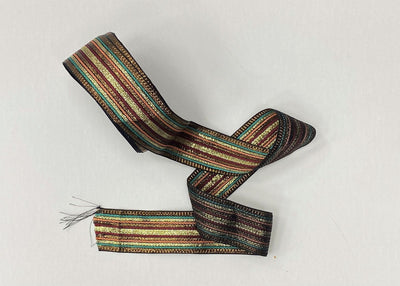 Multi Stripes- Metallic Fancy Ribbon Trim