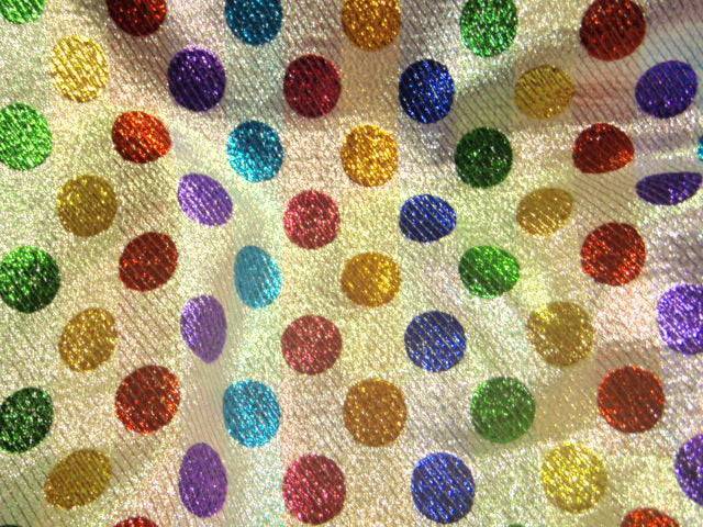 Polka Dot - Carnival Metallic Brocade