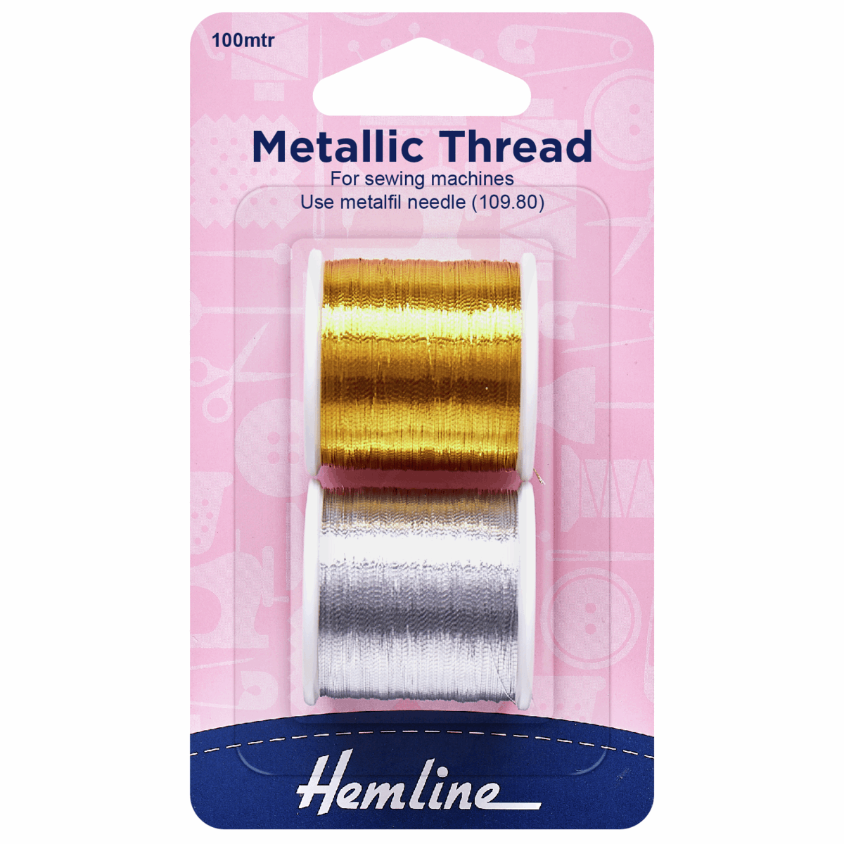 Metallic Thread - Twin Pack (HEMLINE)
