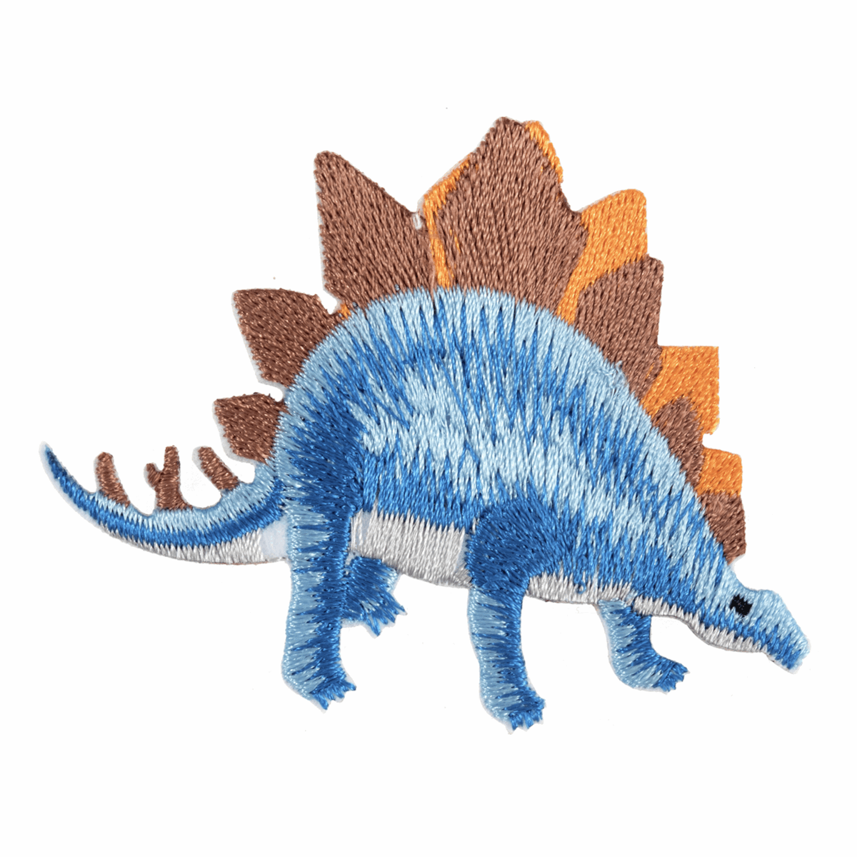 Blue Dinosaur - Iron -On & Sew-On