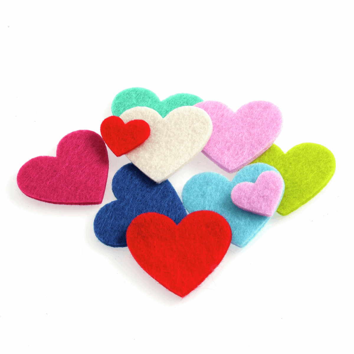 Felt Motifs - Hearts