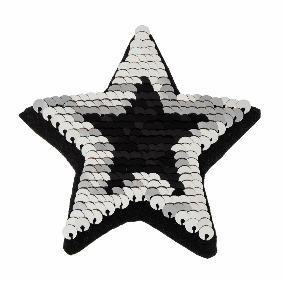 Star Sequin- Iron -On & Sew-On (Flip Sequin Motif)