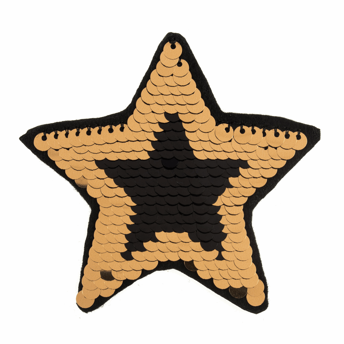 Star Sequin- Iron -On & Sew-On (Flip Sequin Motif)