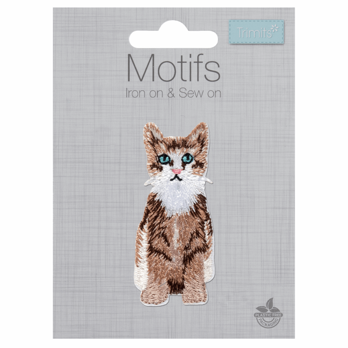 Furry Cat - Iron -On & Sew-On