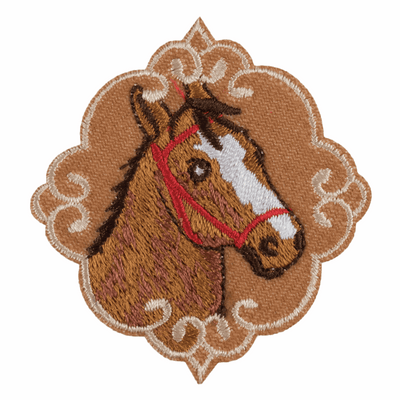 Horse Emblem - Iron -On & Sew-On