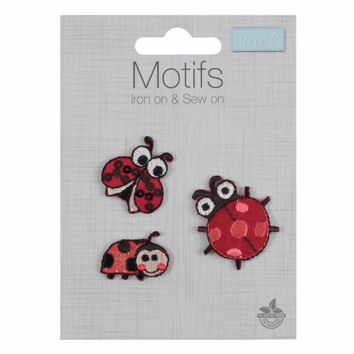 Ladybirds - Iron -On & Sew-On