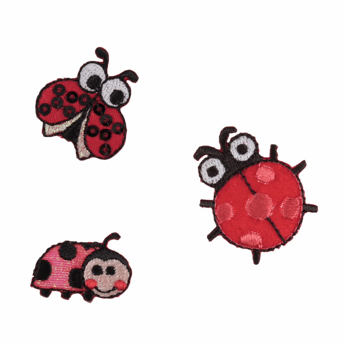 Ladybirds - Iron -On & Sew-On