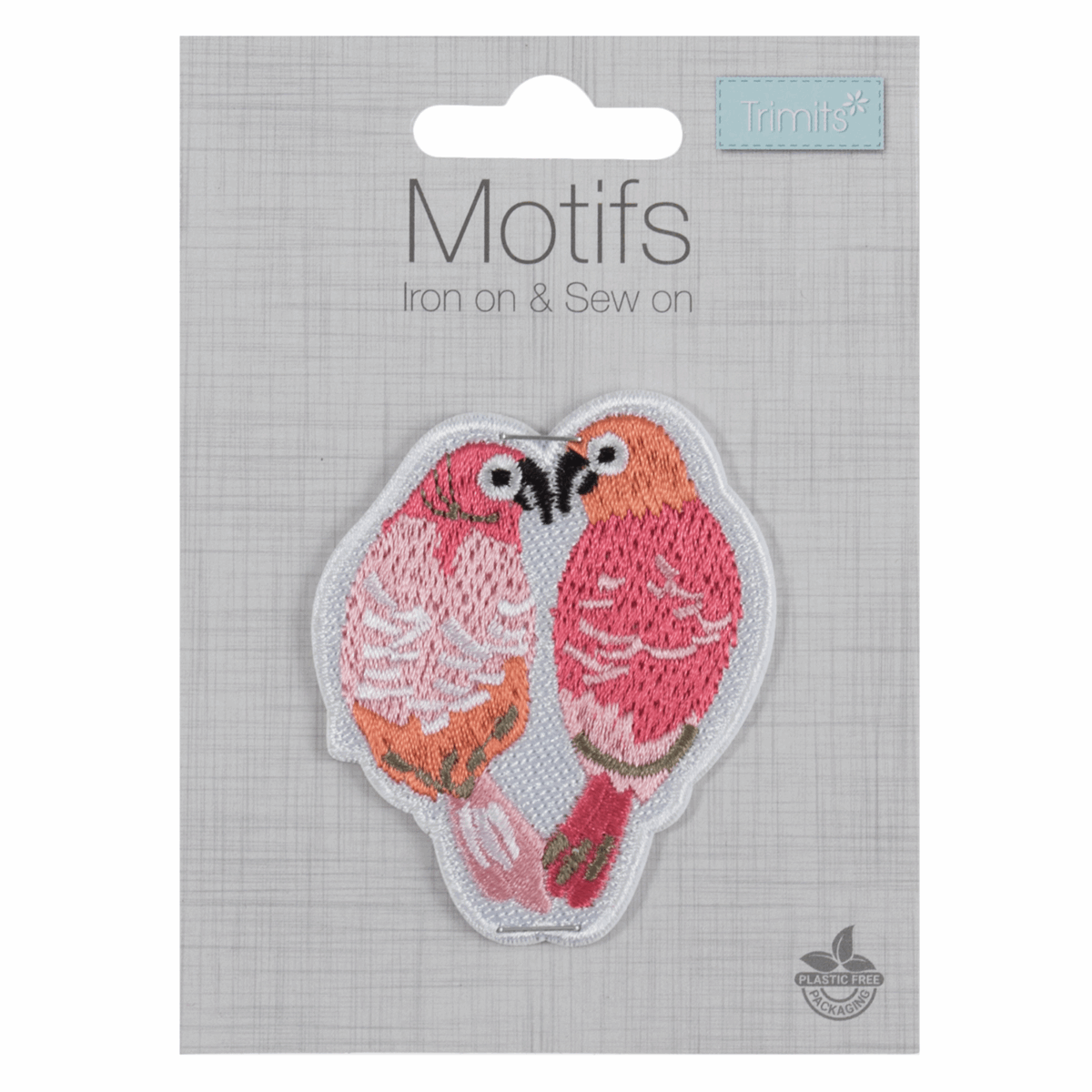 Love Birds - Iron -On & Sew-On