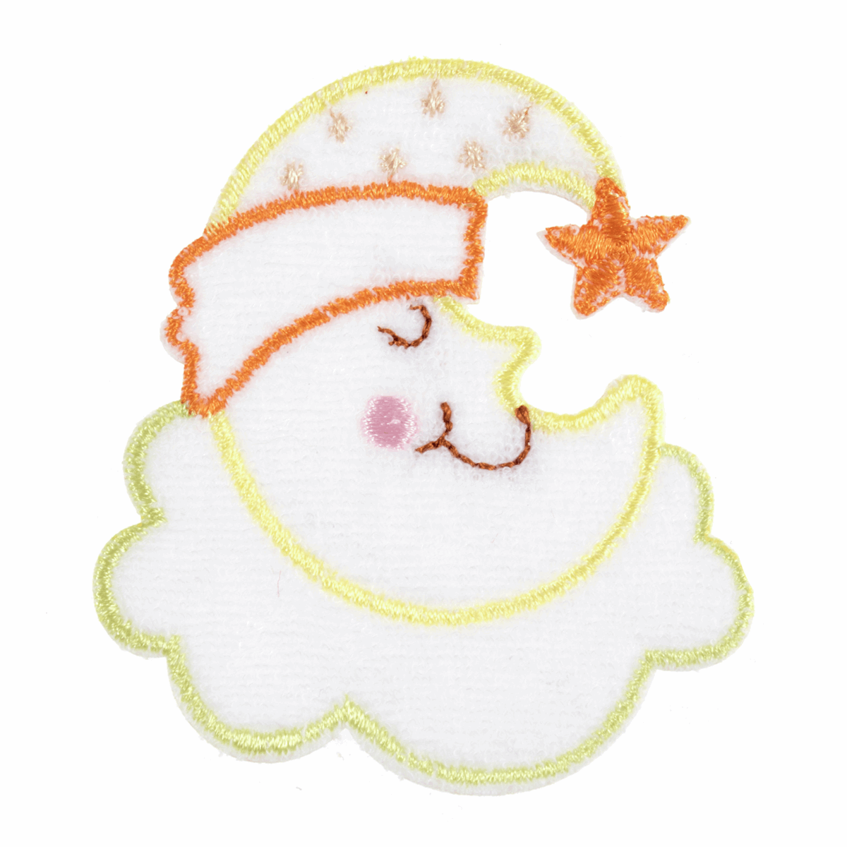 Bedtime Moon On A Cloud - Iron -On & Sew-On