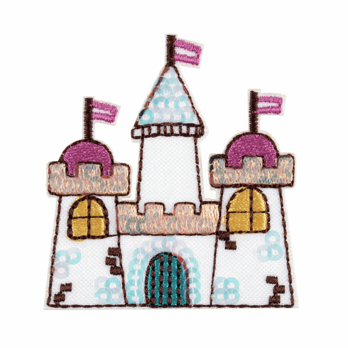 Princess Castle - Iron -On & Sew-On