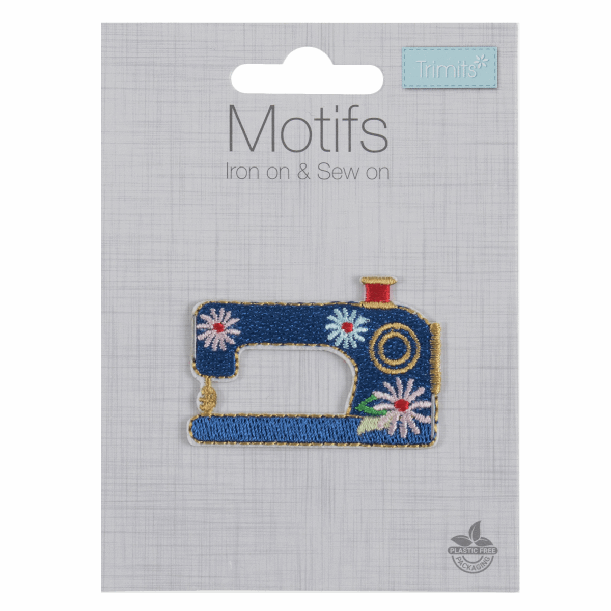 Sewing Machine  - Iron -On & Sew-On Motifs