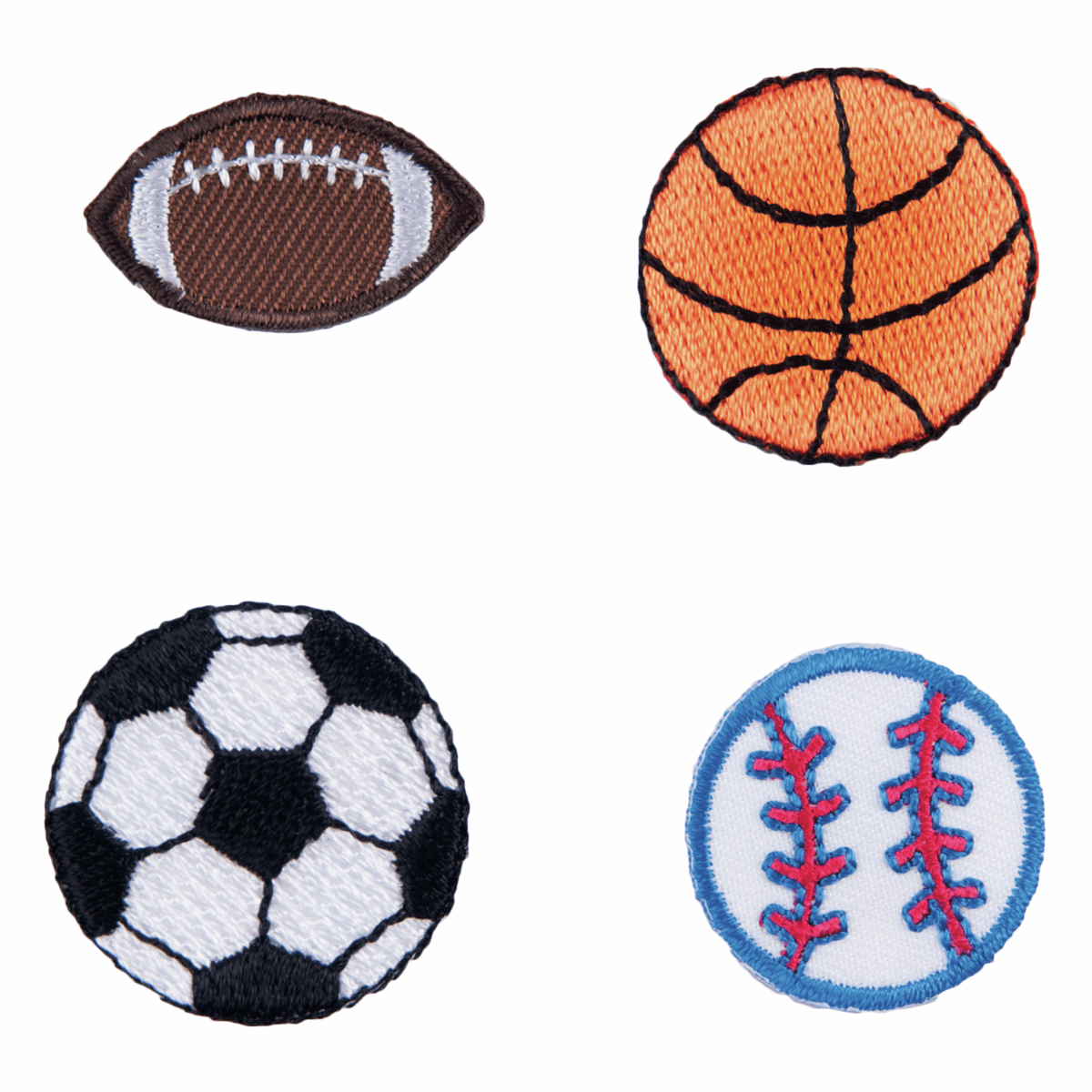 Sports Balls  - Iron -On & Sew-On Motifs