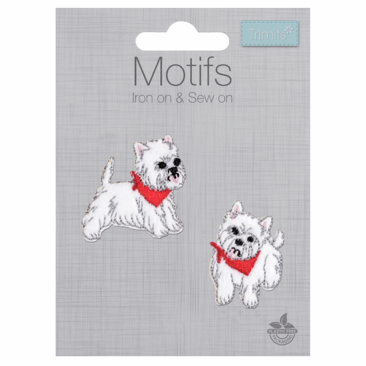 Westie Puppies - Iron -On & Sew-On