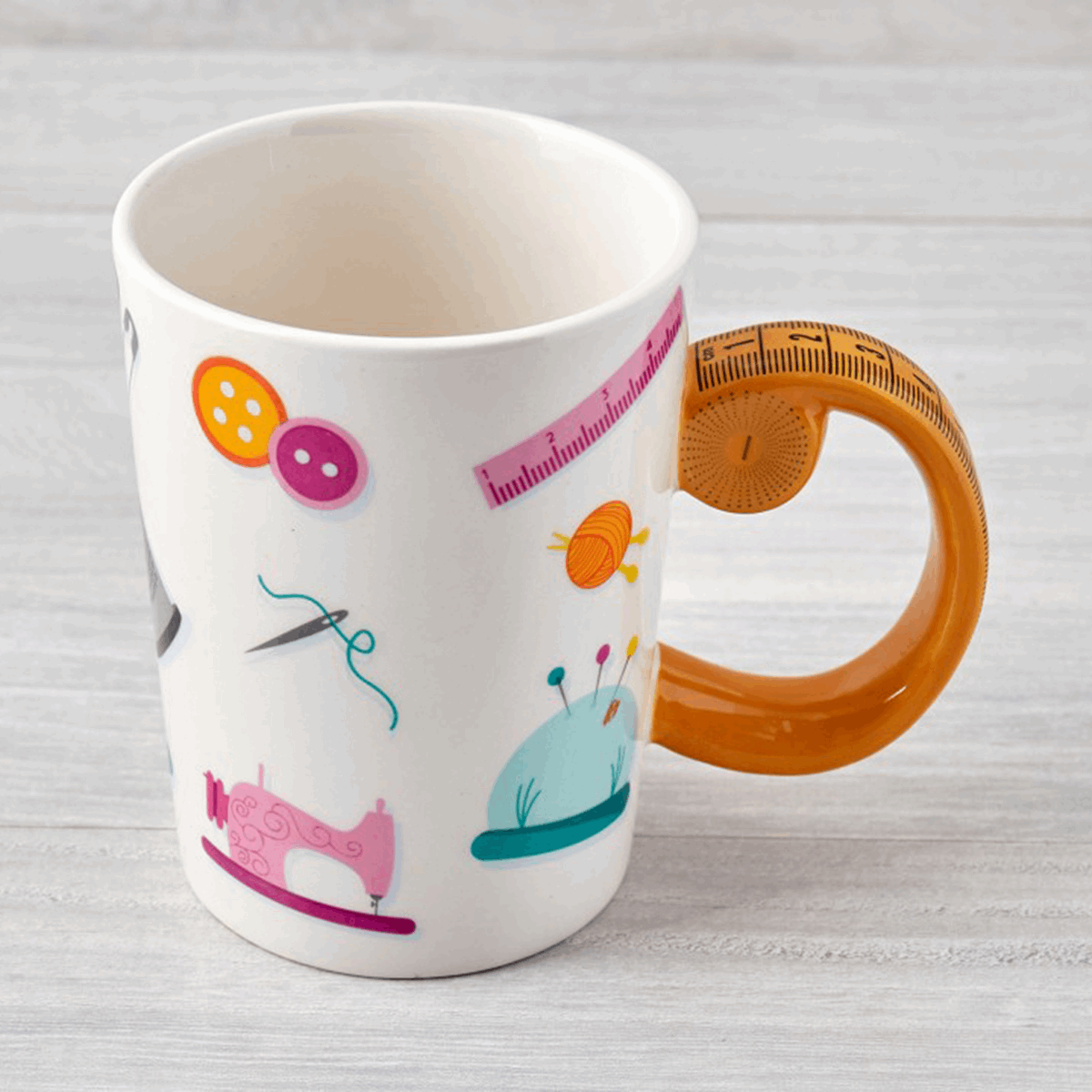 Mug - Tape Measure Design - Cheap Fabrics