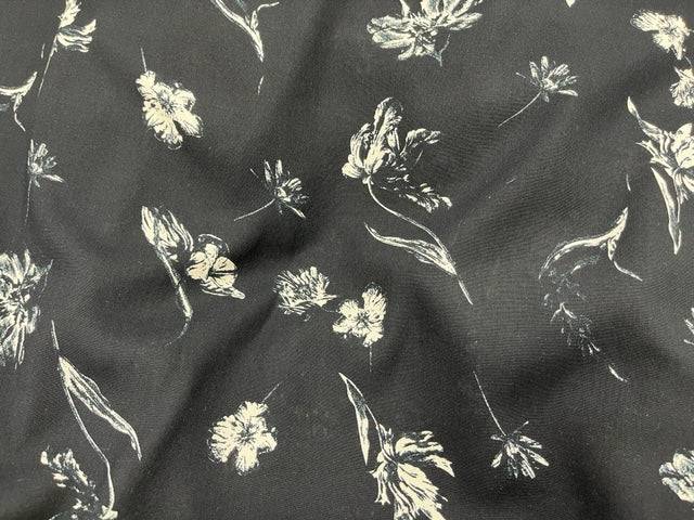Mystic Flower - Printed Viscose - Cheap Fabrics