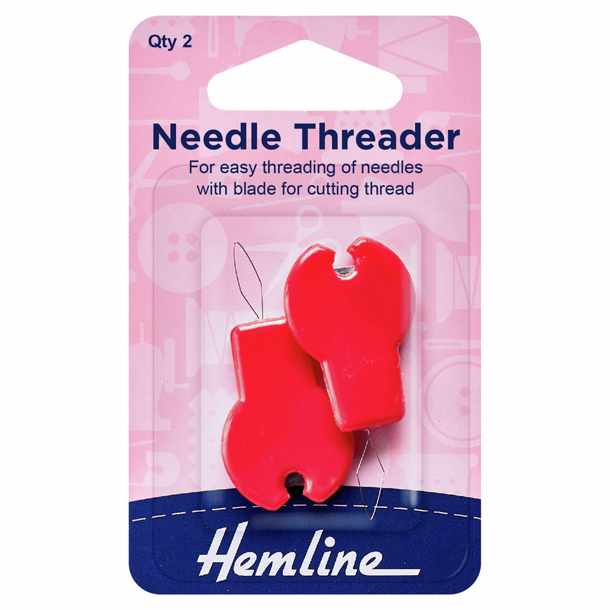 Needle Threader With Cutter