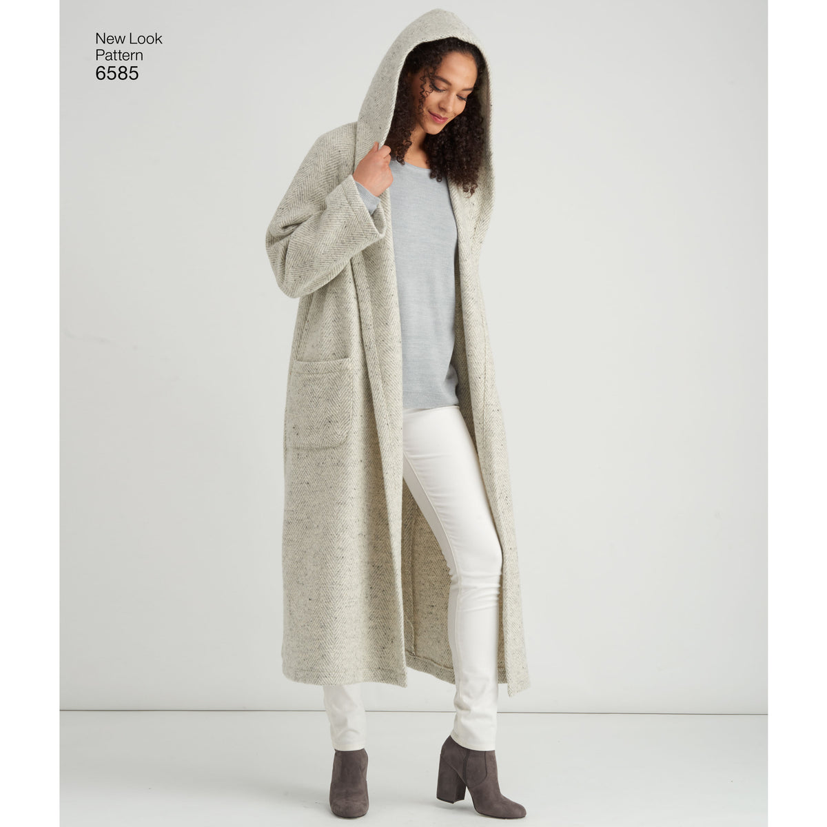 6585 New Look Pattern 6585 Misses' Coat with Hood