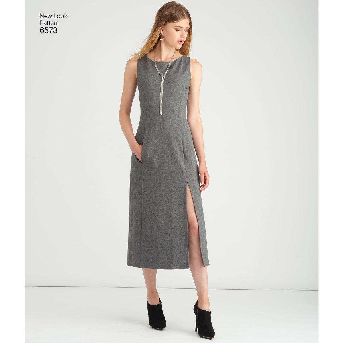 6573 New Look Pattern 6573 Misses' Dress and Wrap