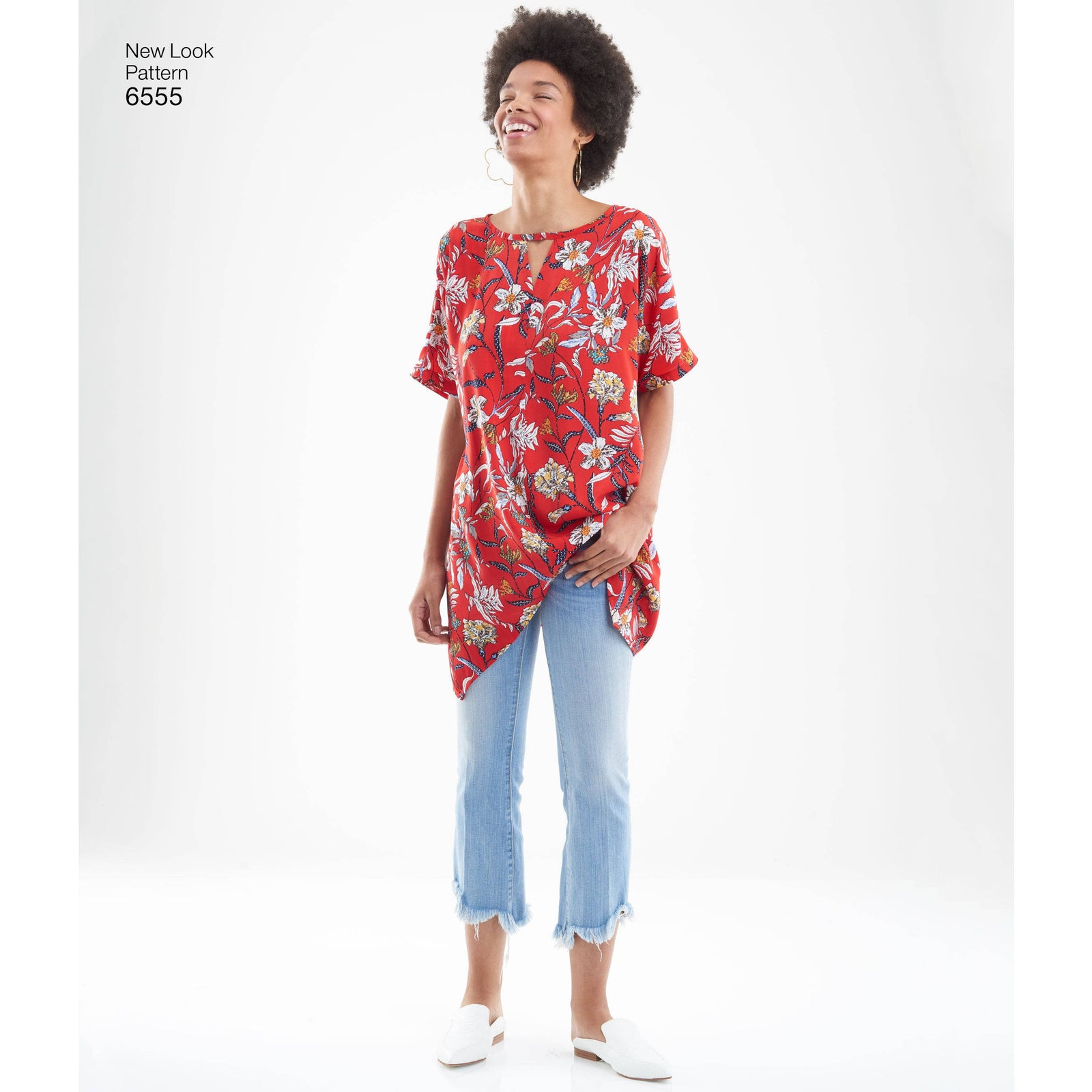 6555 New Look Pattern 6555 Women's Keyhole Shirt