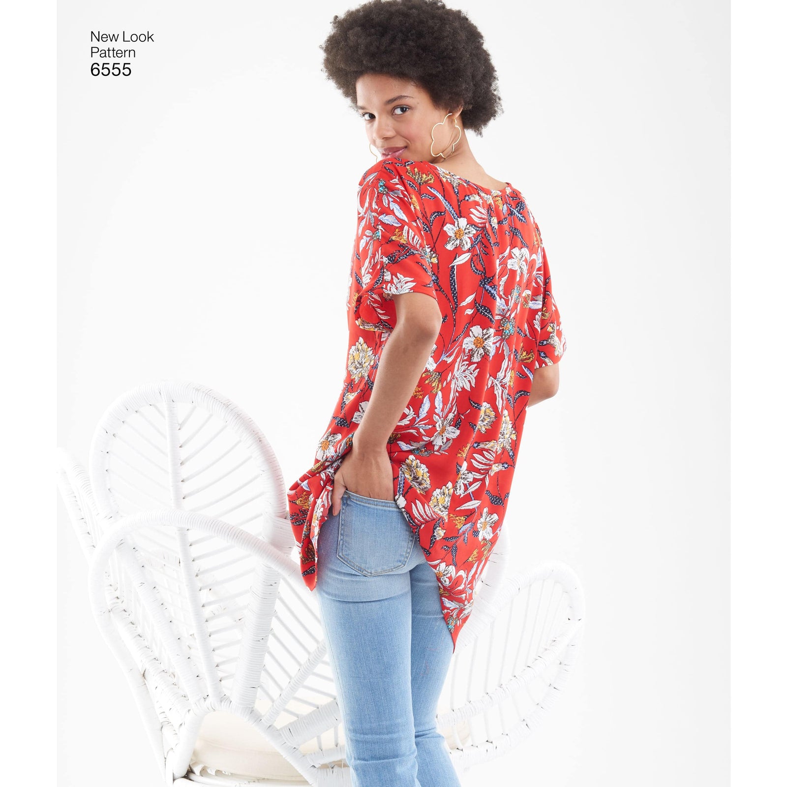 6555 New Look Pattern 6555 Women's Keyhole Shirt