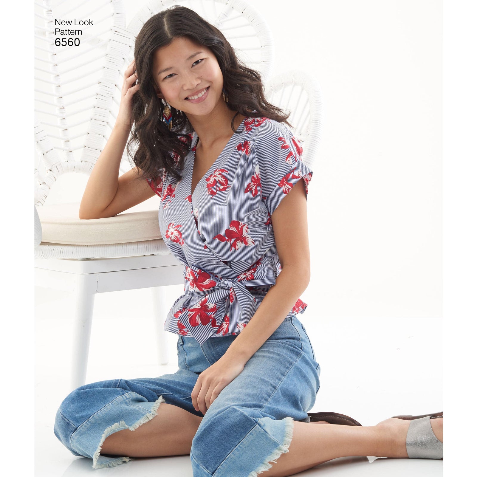 6560 New Look Pattern 6560 Women's Wrap Tops